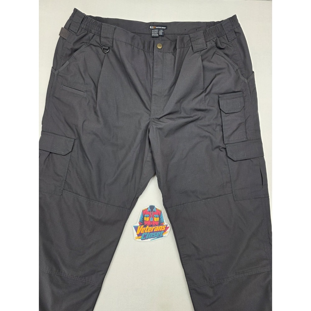 5.11 Tactical Taclite Pro Pants Mens 44x32 Black Ripstop Cargo Stretch 143 NWOT - Picture 2 of 11